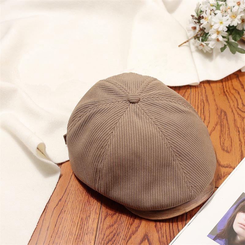British Retro Knitted Cap – Stylish & Versatile for All