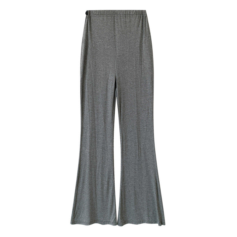 Summer Plus Size Maternity Flared Pants