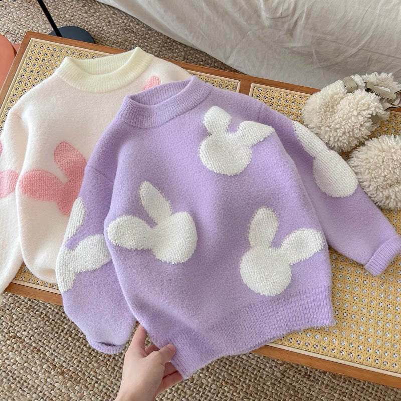 Cute Baby Girl Knitted Sweater