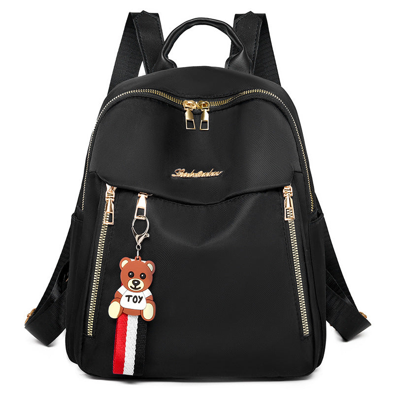 Women's Lightweight Oxford Cloth Casual Commuter Backpack