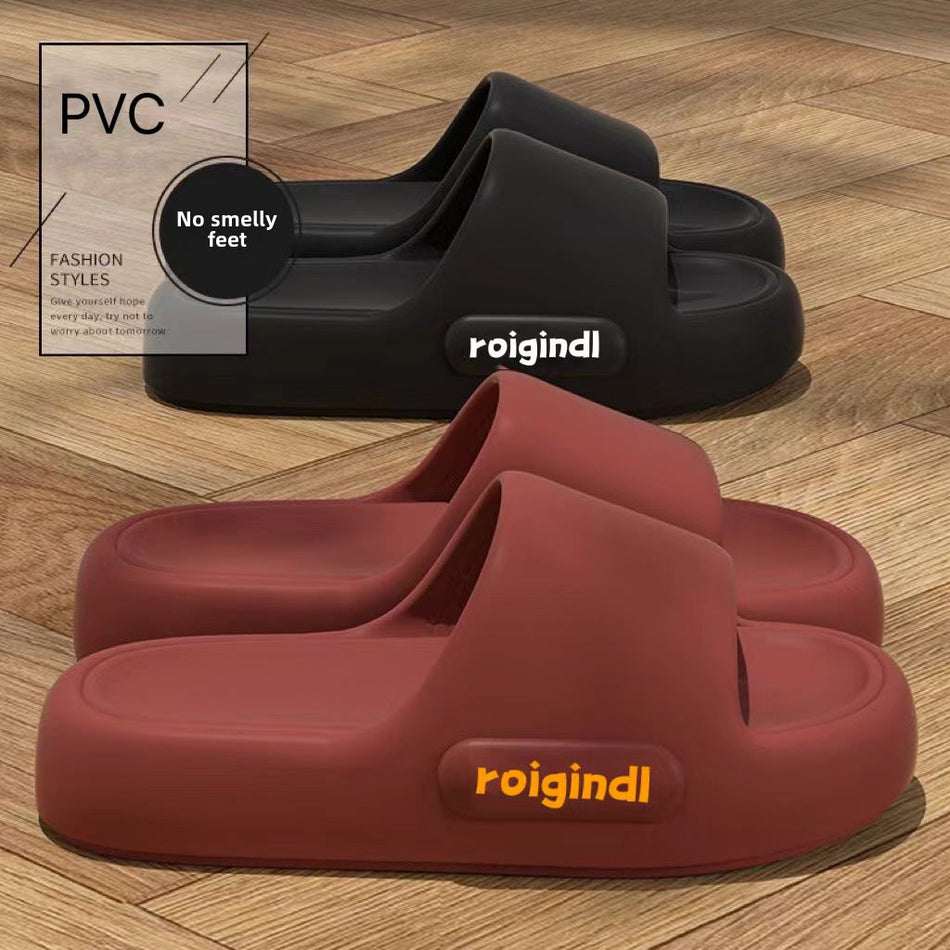 INSTOCK-Thick Bottom Slip-On Slippers – Summer Couple Wear