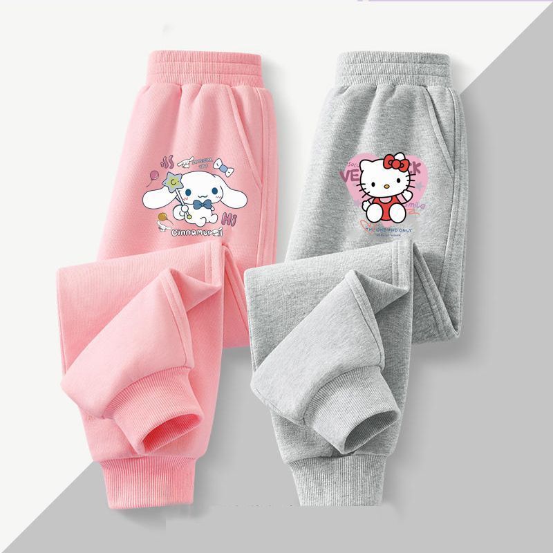 Girls’ Hello Kitty Sweatpants for Spring & Autumn