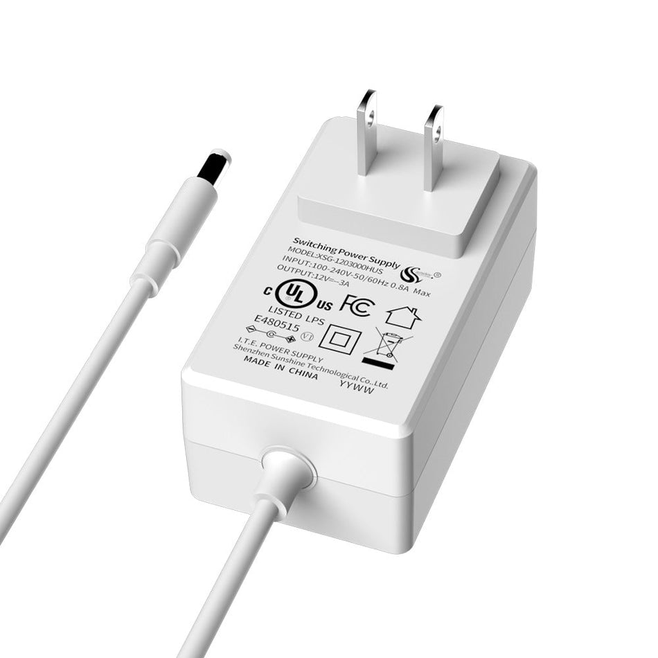 12V3A & 24V1.5A Power Adapter for Devices