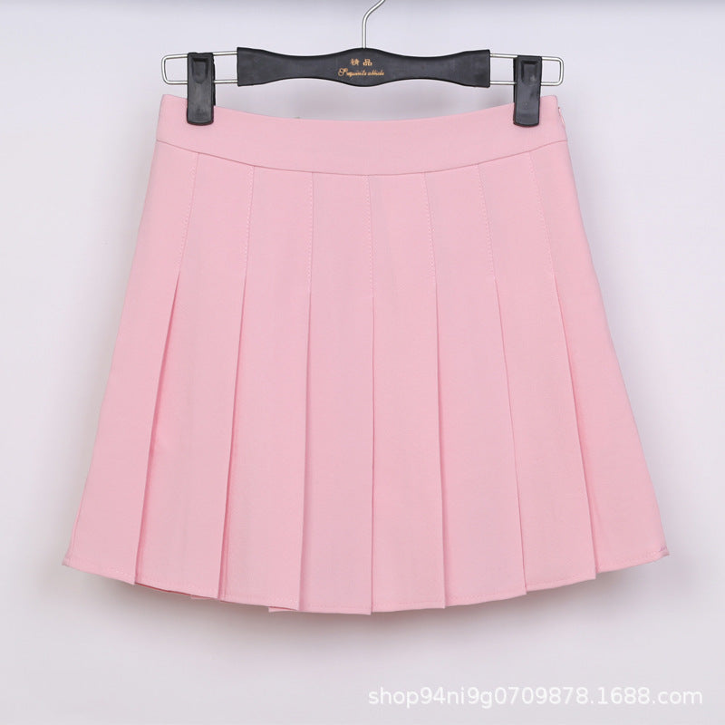 High-Waisted Slim Pleated Skirt – Summer New Style