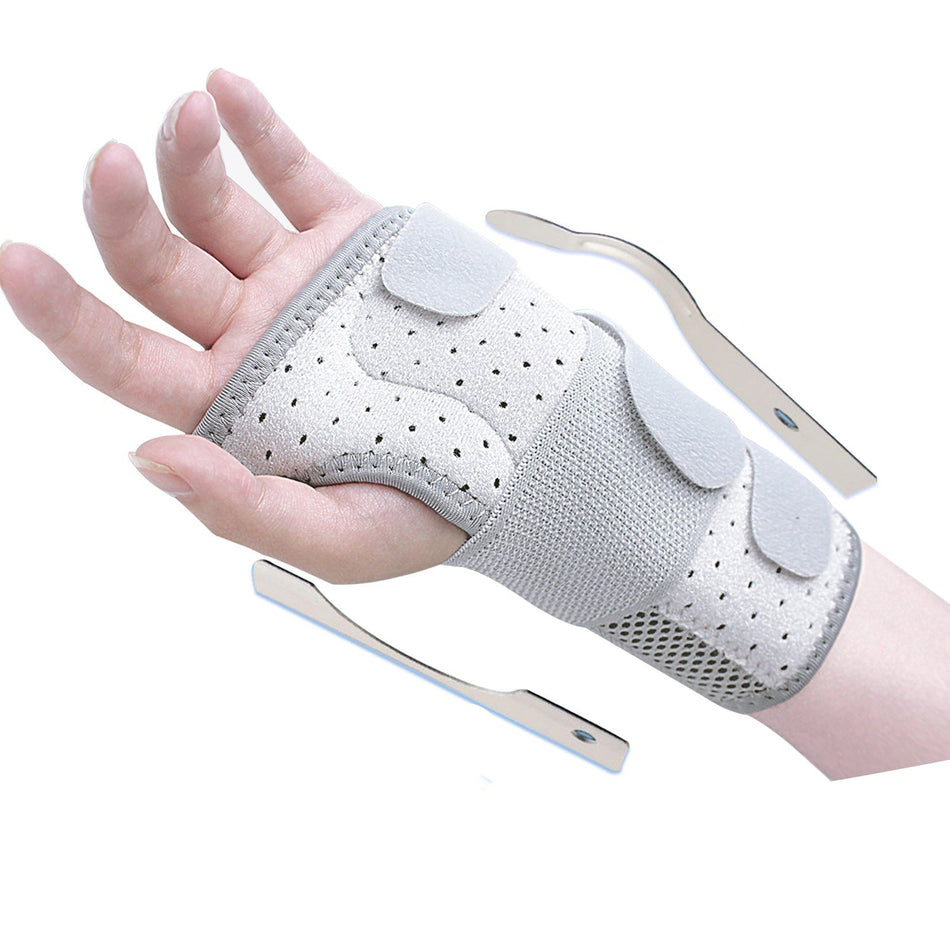 Unisex Steel Plate Wrist Fixer Strap