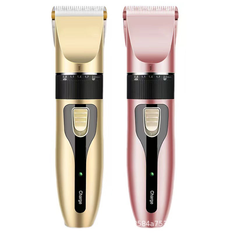 Rechargeable Electric Hair Clipper with Ceramic Blade
