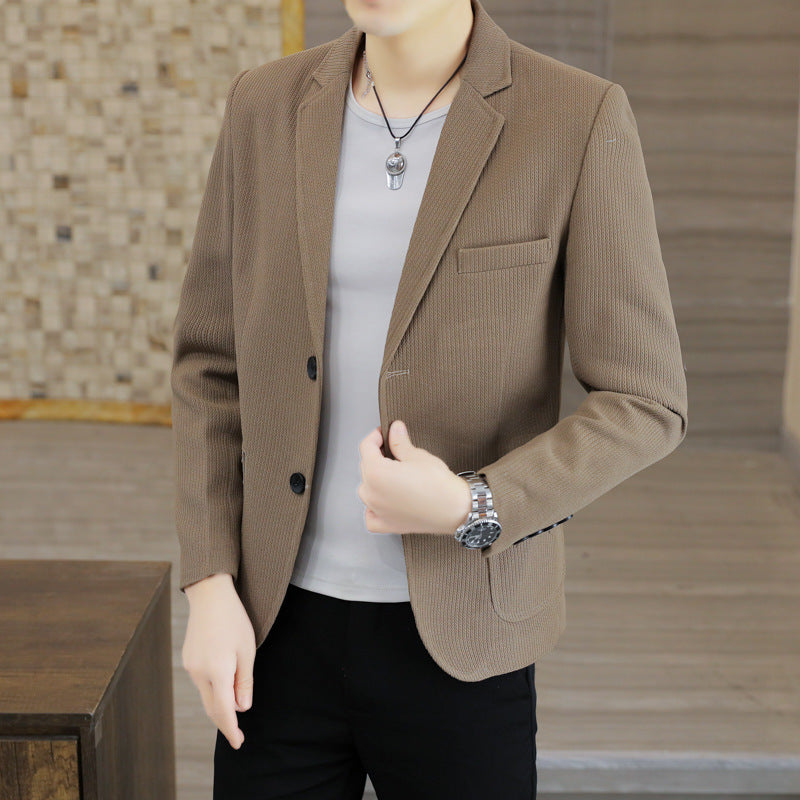 Men’s Slim Korean Style Casual Suit Jacket Spring-Summer