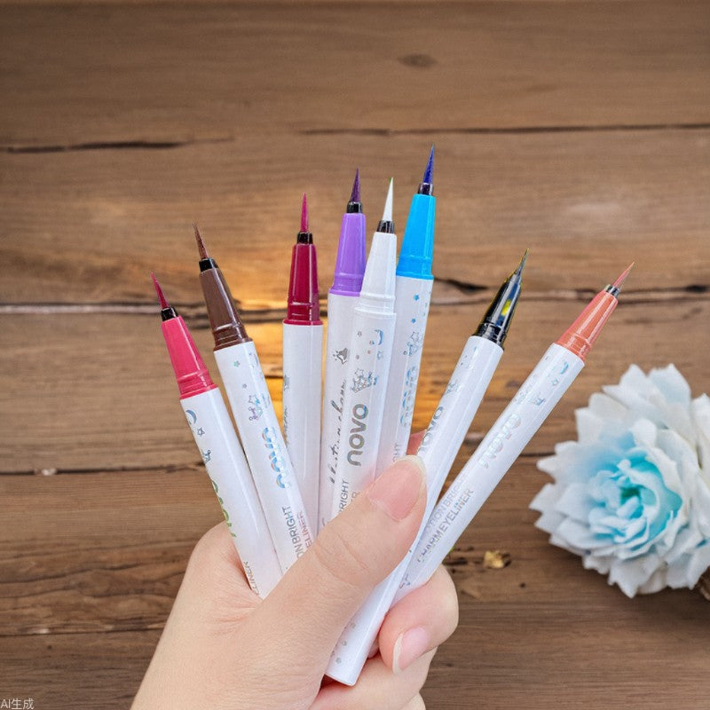 Novo Colorful Waterproof Liquid Eyeliner Pen