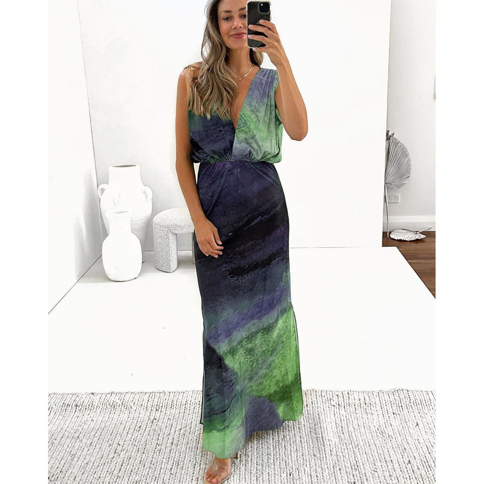 Sexy Backless Split Dress - 2026 Summer Vacation Wear Nepal