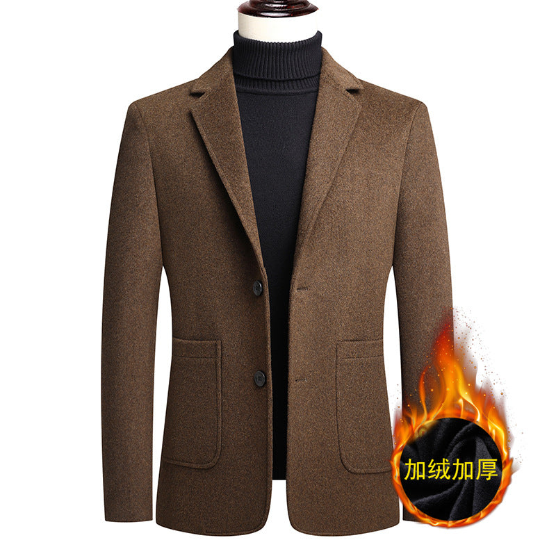 STOCK-Slim Wool Suit Jacket – Autumn Business Casual Men’s