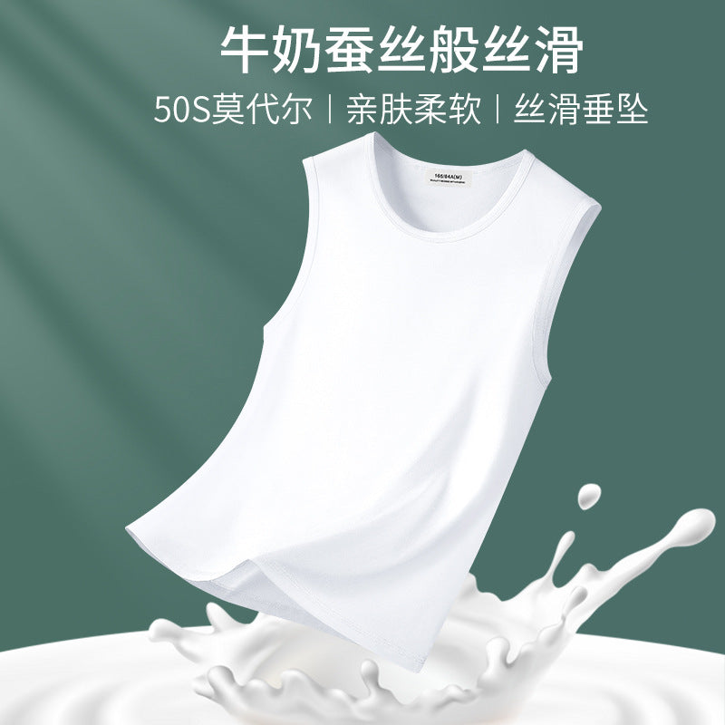 Ice Silk Fitness Vest – Soft, Cool & Built to Perform