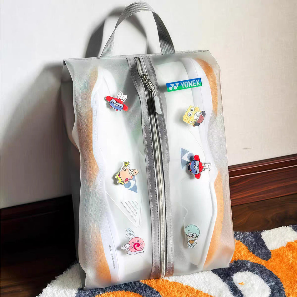 STOCK-Breathable Mesh Sports Shoe Bag Dust Proof Visual