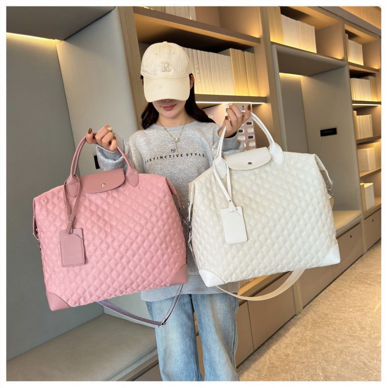 Large Capacity Rhomboid Travel & Fitness Bag