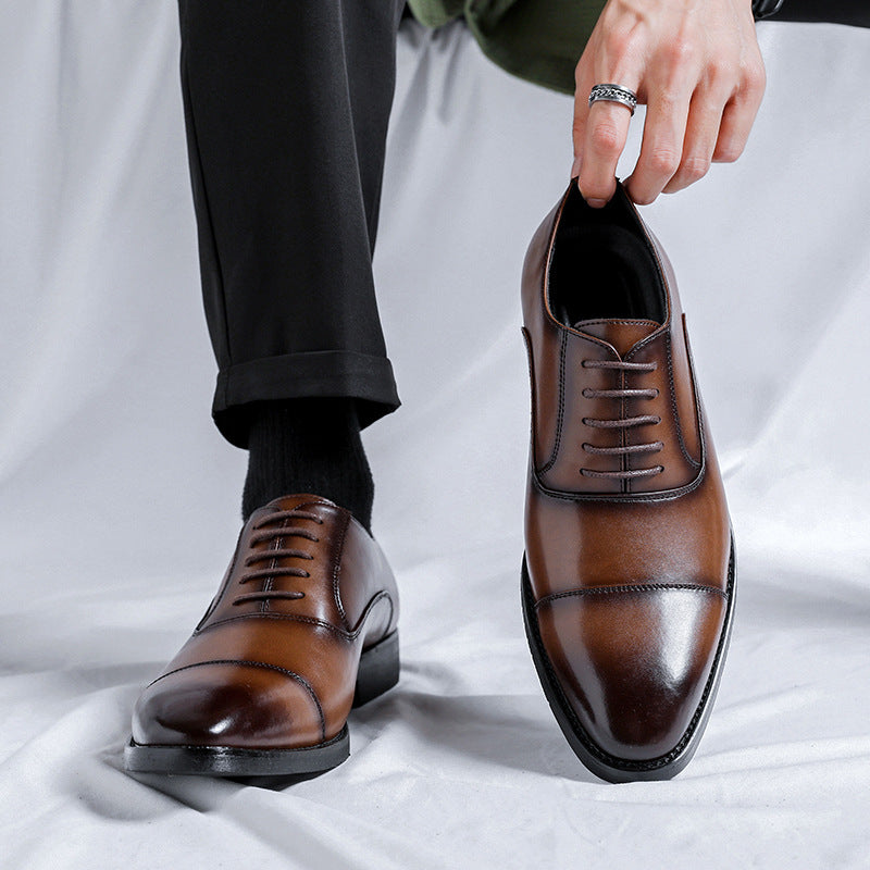 Men’s Brown Handmade British Dress Shoes