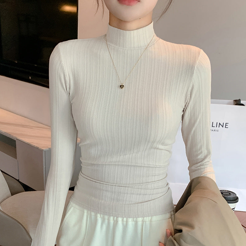 Women’s Casual Knit Half Turtleneck Top