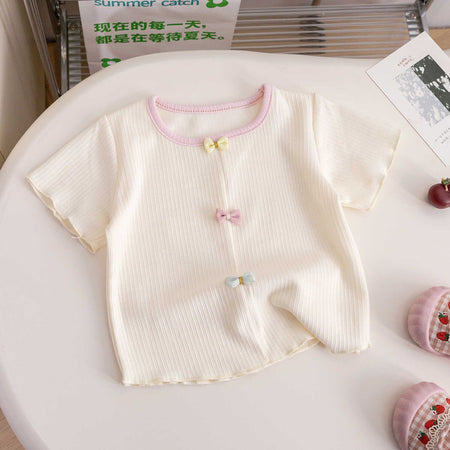 Girls Summer Short Sleeve T-Shirt – Soft Casual Top – T-Shirts – Image 7
