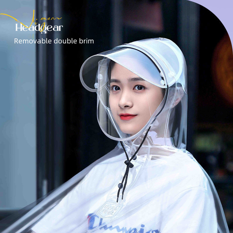 STOCK-Transparent Bike Raincoat – Unisex Poncho for Riders