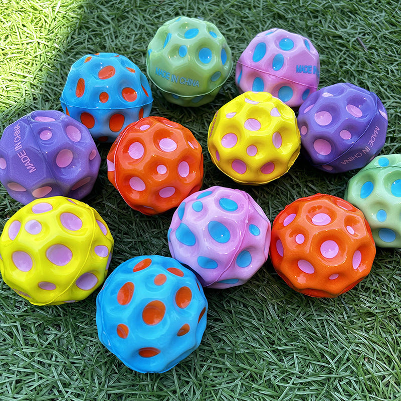 6.3cm High-Elastic PU Moon Hole Foam Ball Toy