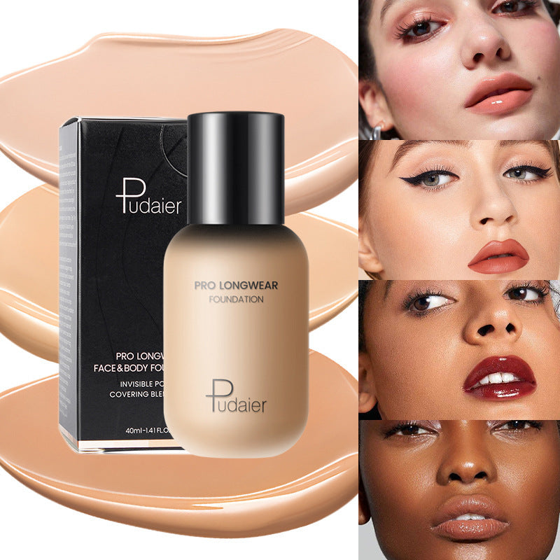 Pudaier BB Cream Liquid Foundation Moisturizing Concealer