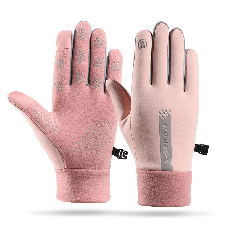 Unisex Winter Cycling Gloves – Fleece Touchscreen Warm