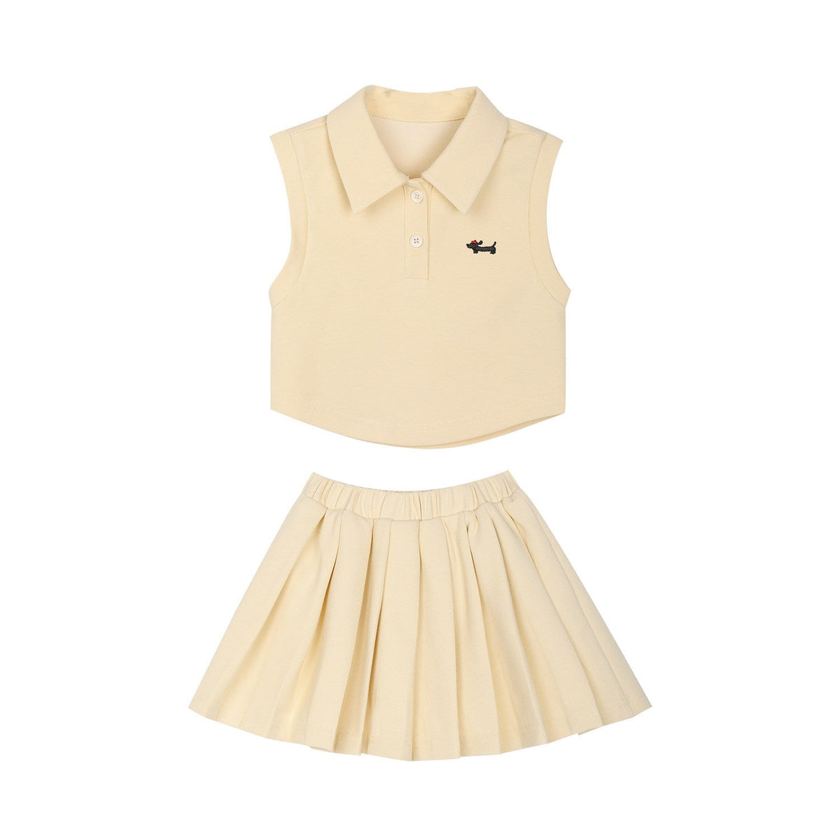 Girls Preppy Vest & Skirt Set – Korean Preppy Kids Fashion Nepal | Tudoholic