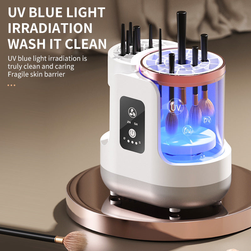 Electric Makeup Brush Cleaner – Quick-Dry, All-In-One Tool