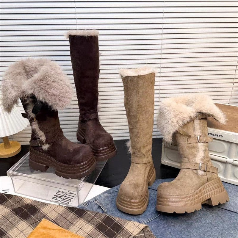 Maillard Over-the-Knee Boots – Winter 2026