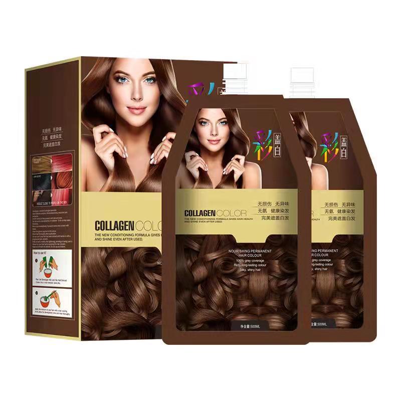 Mengqian Gray Hair Coverage Hair Dye