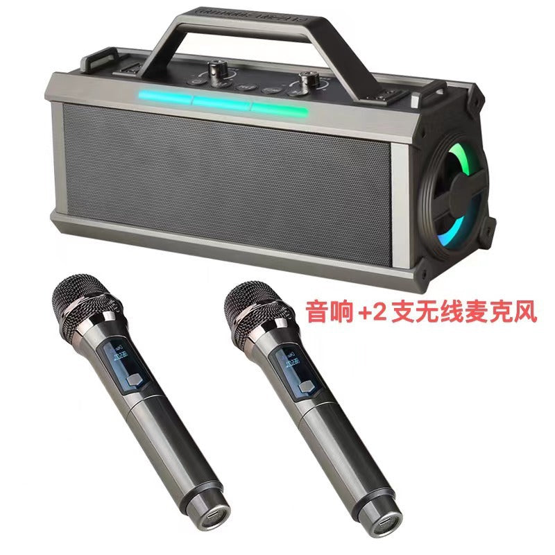 Bluetooth Speaker with Wireless Microphone – Portable & Powerful