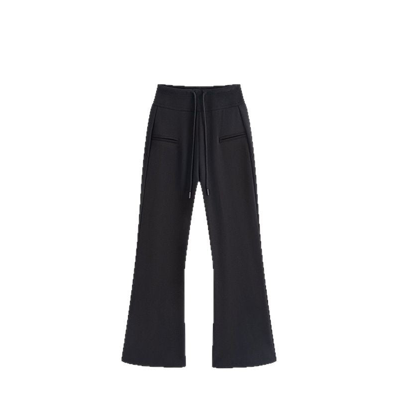 Women’s Black Flared High-Waist Slimming Pants