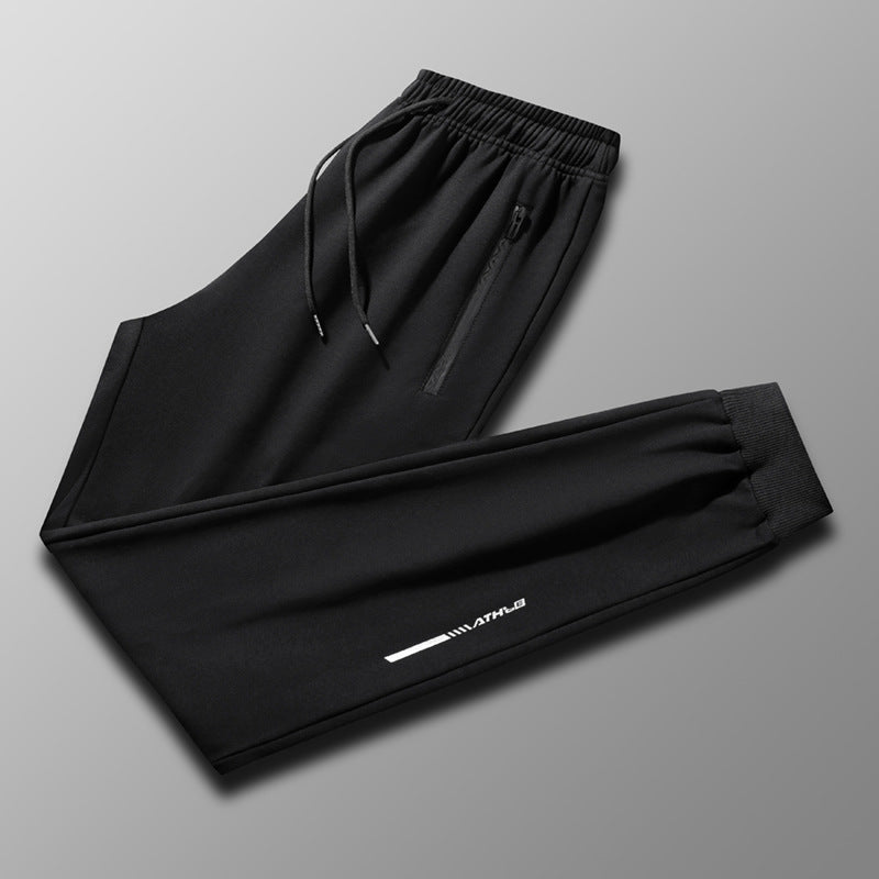 Ice Silk Men’s Casual Pants – Quick Drying Outdoor Fashion