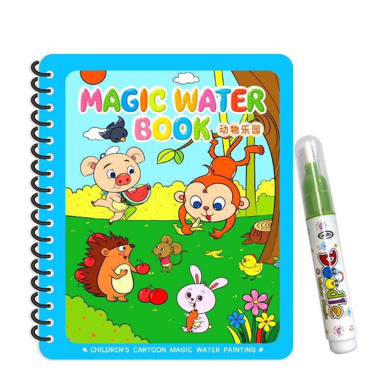 Magic Water Painting Book – Reusable Coloring for Kids