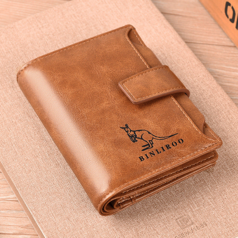 INSTOCK-Men's Anti-Theft Retro Wallet - Multi-Card & License
