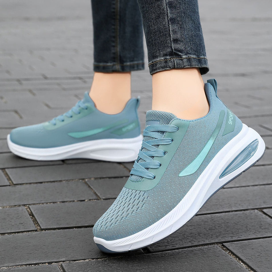 Women's Spring Lightweight Flying Woven Breathable Sneakers