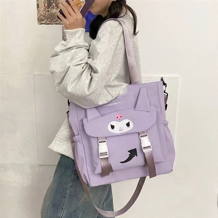 Simple Student Shoulder Bag – Large & Stylish