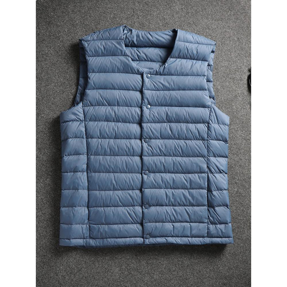 Men’s Lightweight Collarless Down Vest