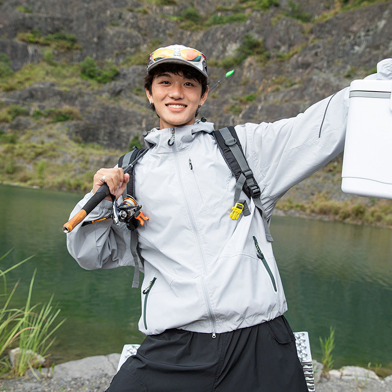 Men’s Autumn Loose Functional Hiking Waterproof Jacket