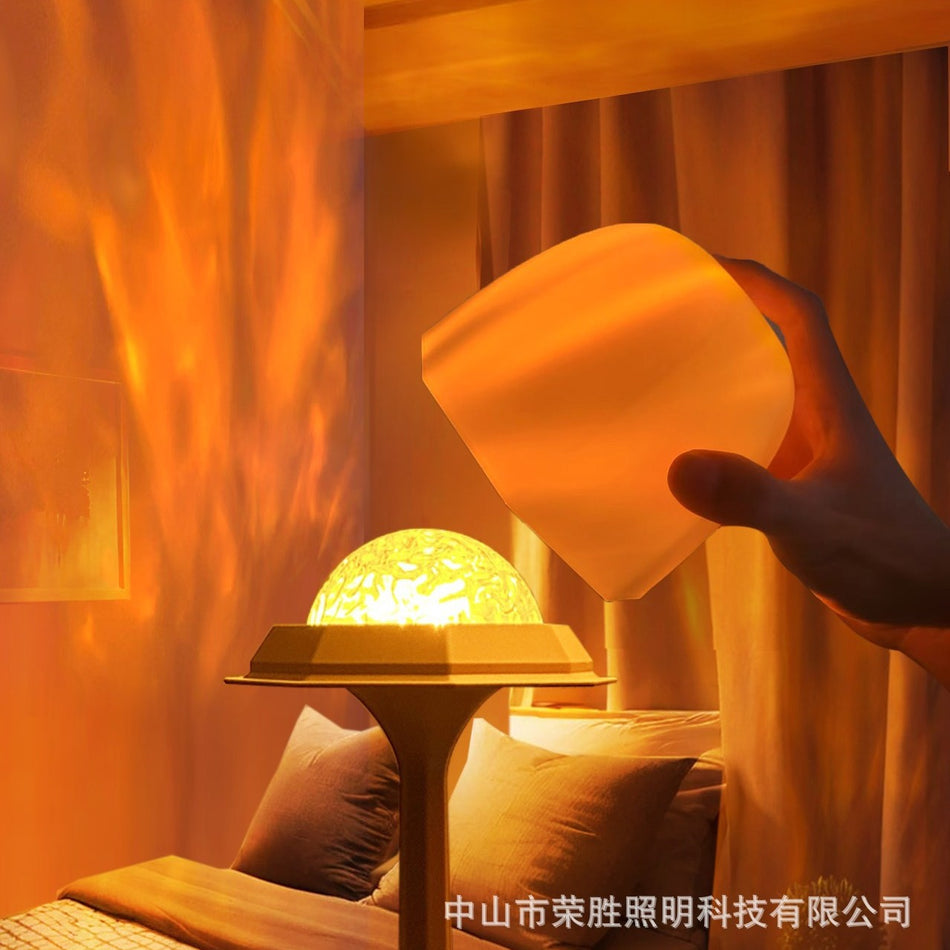 Firefly Table Lamp Water Ripple Romantic Bedroom Atmosphere Lamp