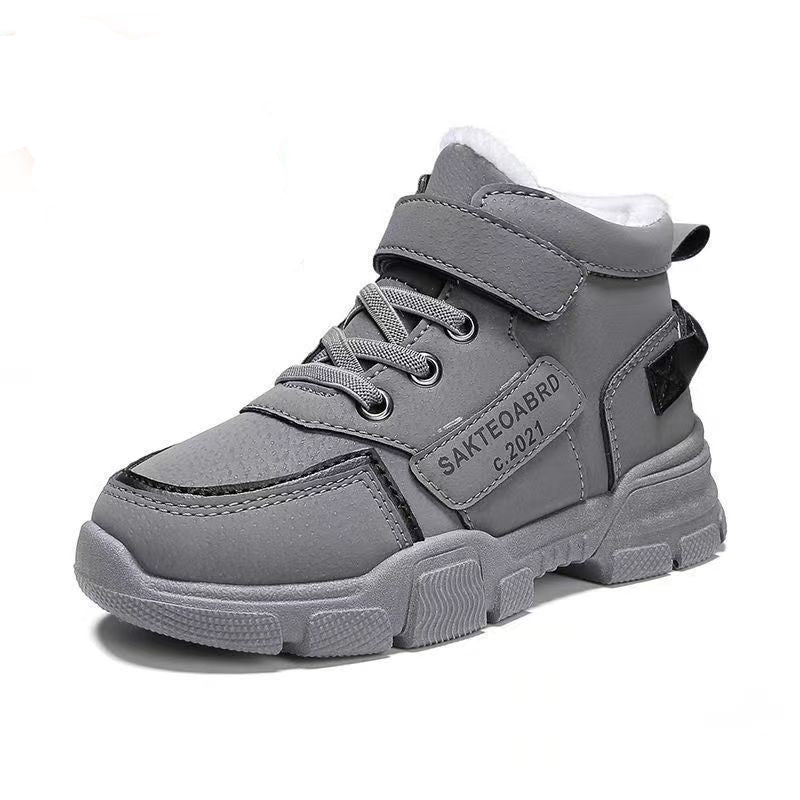 Kids’ Fleece Sports Boots – Warm Winter Snow Footwear