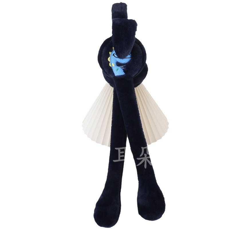 2024 Kids Dinosaur Earmuffs Cute Moving Ear Warmer