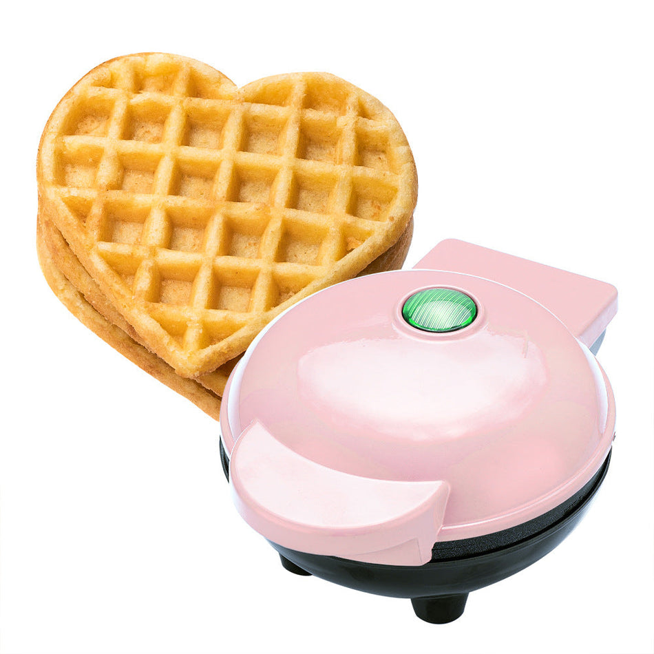 Mini Love Waffle Machine for Home Breakfast & Snacks