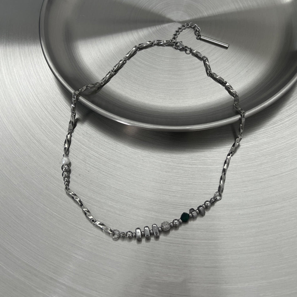 Men’s Titanium Steel Hip-Hop Necklace – Cold Style Chain