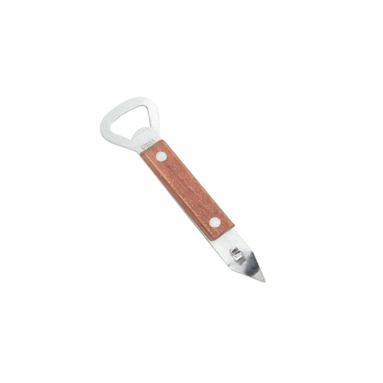 Stainless Steel Beer & Can Bottle Opener with Handle