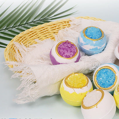 Crystal Sea Salt Bubble Bath Ball 100g