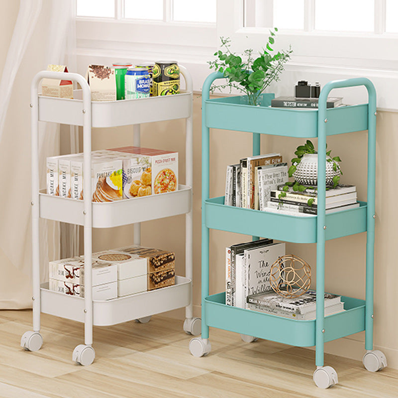 Trolley Storage Rack with Wheels – Foldable & Movable