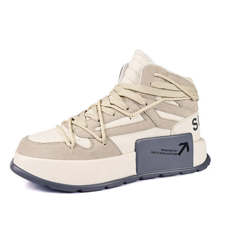 Men’s Harajuku High-Top Sneakers – Platform Casual Sports Shoes