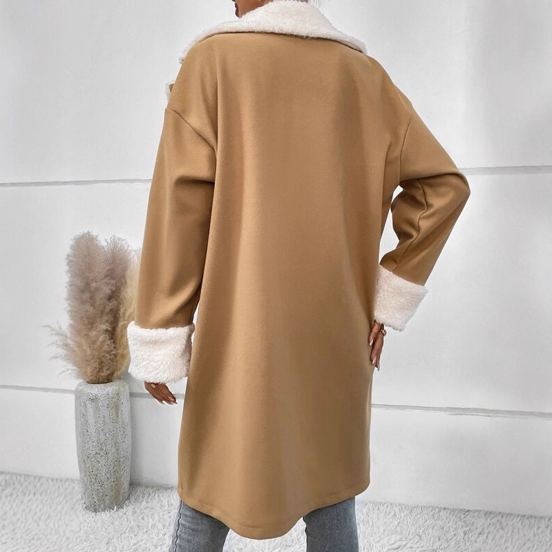 Elegant Woolen Outerwear Women