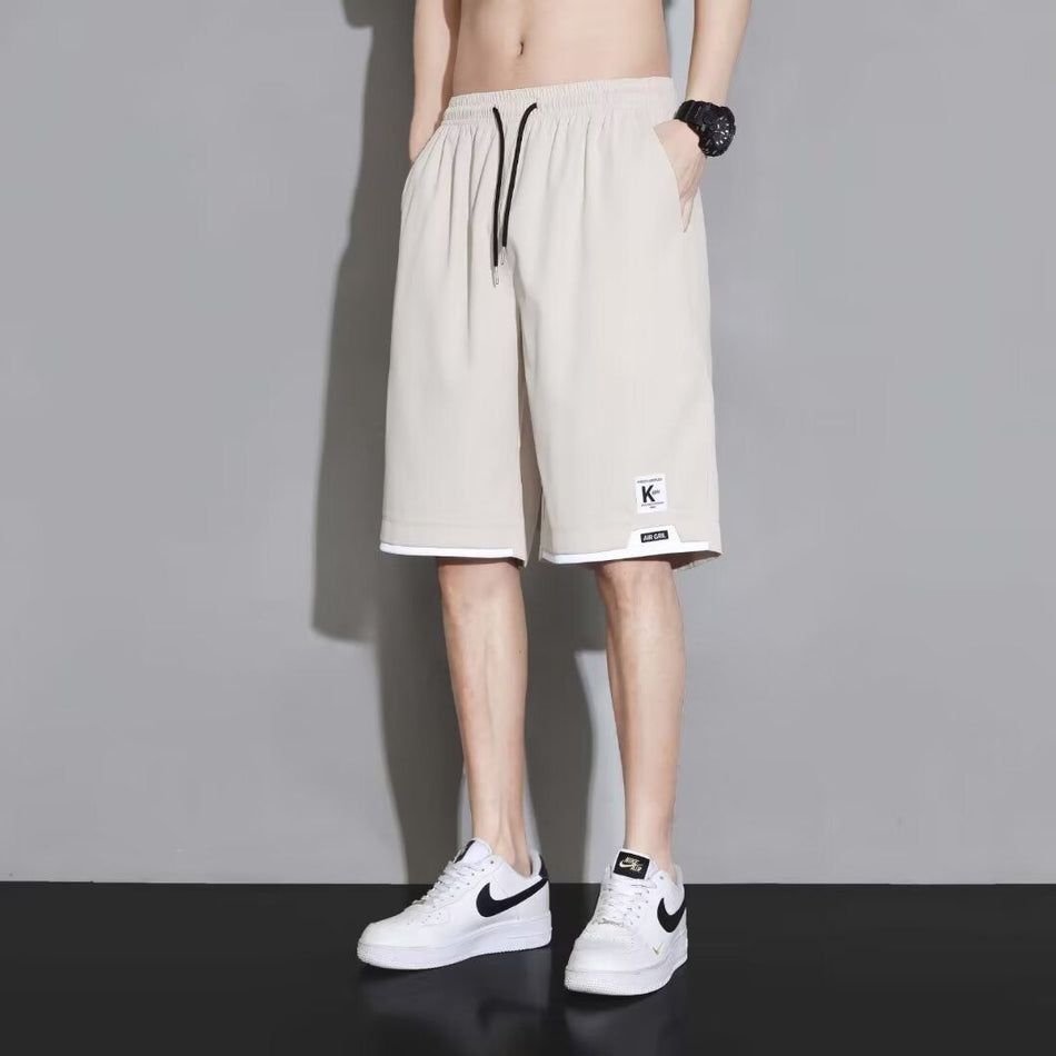 Men's Ice Silk Summer Shorts – Quick-Dry & Loose Fit