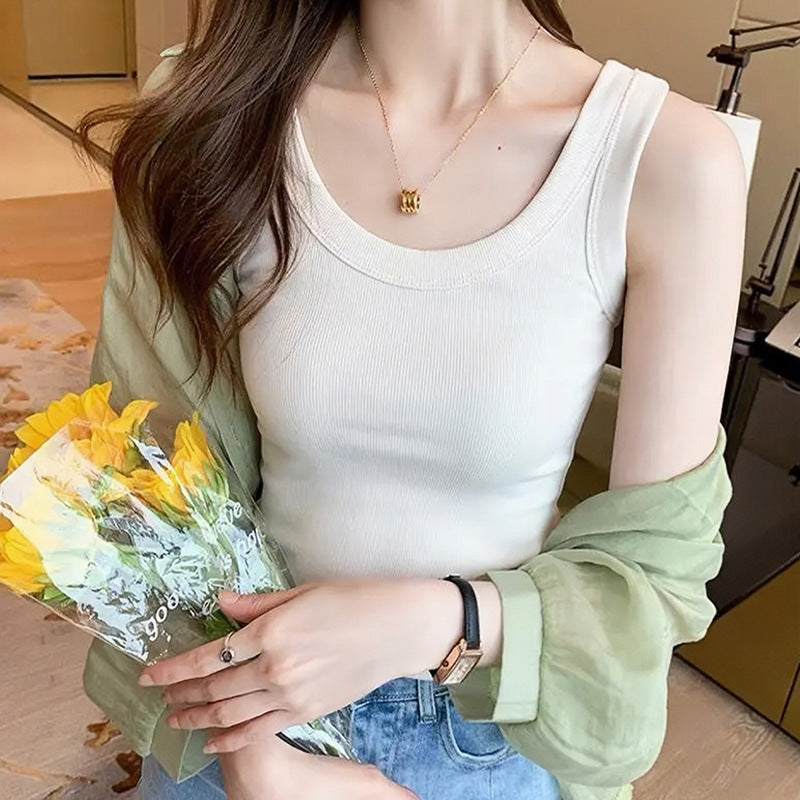Slim Women's Threaded Vest – Stylish & Versatile