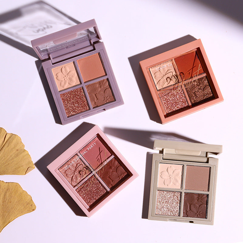 NOVO 4-Color Earth Tone Eyeshadow Palette – 5330